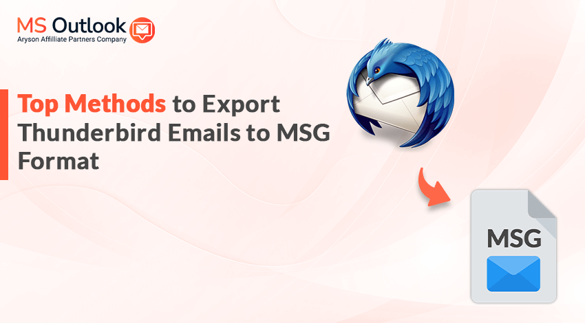 export Thunderbird emails to MSG