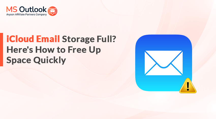 iCloud email storage full