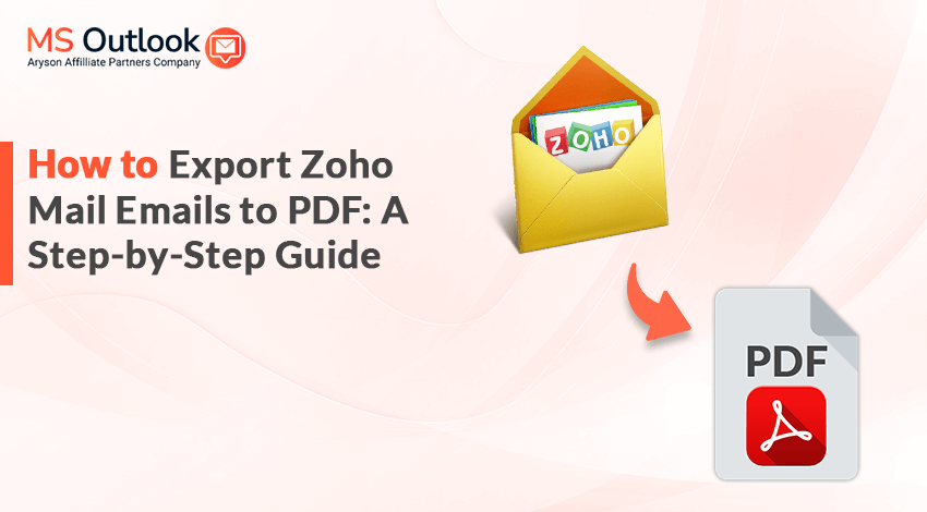 export Zoho Mail to PDF