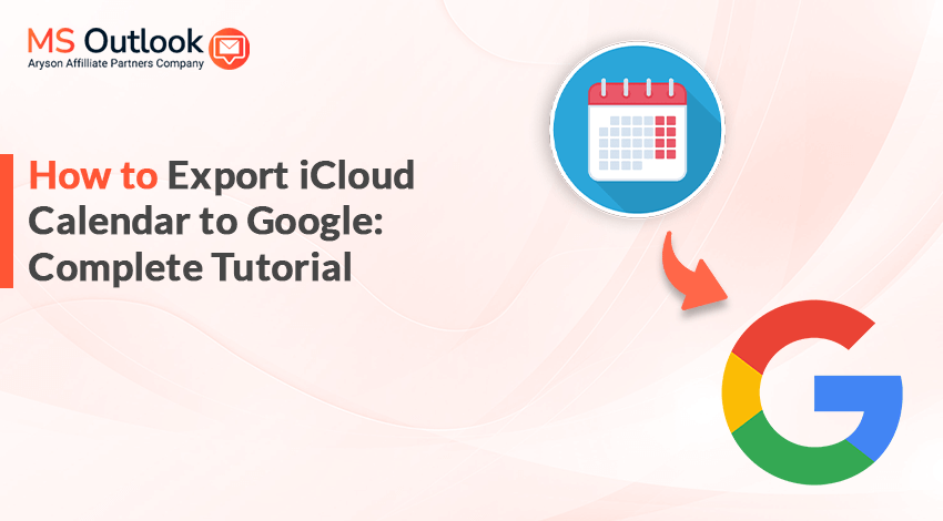 Export iCloud calendar to Google